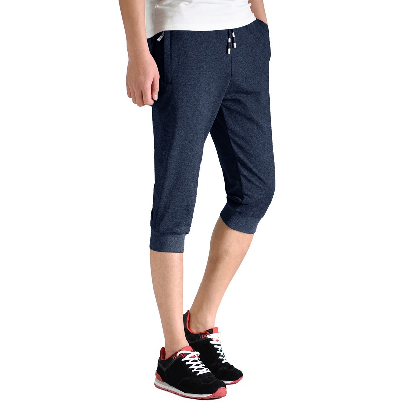Pants Giomnáisiam Workout Joggers Breathable Workout Gym Pants le Zipper Pockets Running Bottoms